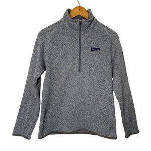 Patagonia Better Sweater 1/4 Zip Grey Heather Fleece Pullover Gorpcore Medium M